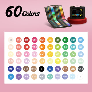 60 Colors Direct Liquid Acrylic Paint Marker