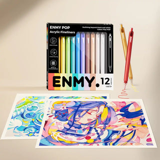ENMY Colored Gel Pens, 12–48 Colors for Journaling, Drawing & School