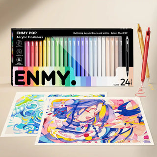 ENMY Colored Gel Pens, 12–48 Colors for Journaling, Drawing & School
