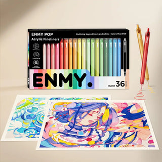ENMY Colored Gel Pens, 12–48 Colors for Journaling, Drawing & School