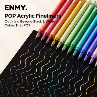 ENMY Colored Gel Pens, 12–48 Colors for Journaling, Drawing & School
