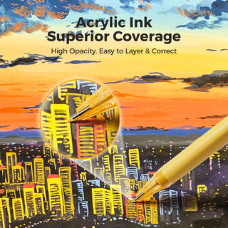 ENMY colored gel pens available in 12, 23, 36, and 48 colors sets
