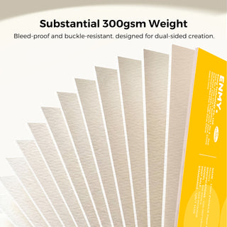 ENMY Acrylic Marker Sketch Pad with Hard Backing for Painting, Drawing, Mixed Media