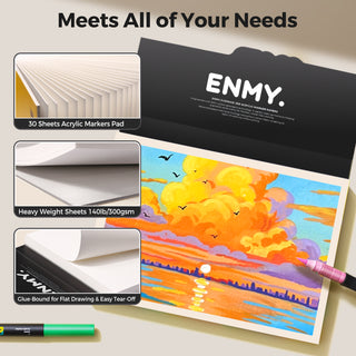 ENMY Acrylic Marker Sketch Pad