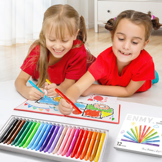24 Colors Jumbo Capped Crayons
