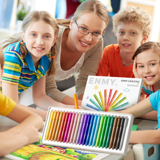 24 Colors Jumbo Capped Crayons