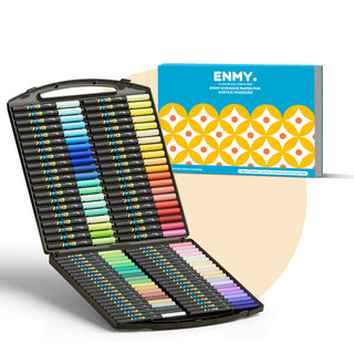 Direct Liquid Acrylic Paint Marker  Long-Lasting, Fast-Drying for Rock, Canvas & Wood